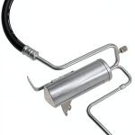 UAC Air Conditioning Dryer Hose Assembly Silver-0