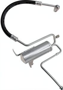 UAC Air Conditioning Dryer Hose Assembly Silver-0