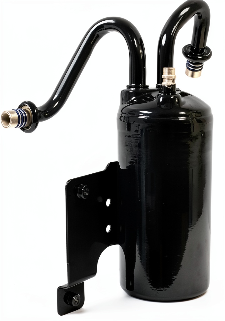 CM COMPRESSOR air conditioning dryer installed in a vehicle's HVAC system