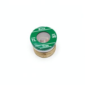 Bussmann TL-30PK4 30A Time Delay Plug Fuse, 125V UL Listed, 4‑Pack-0