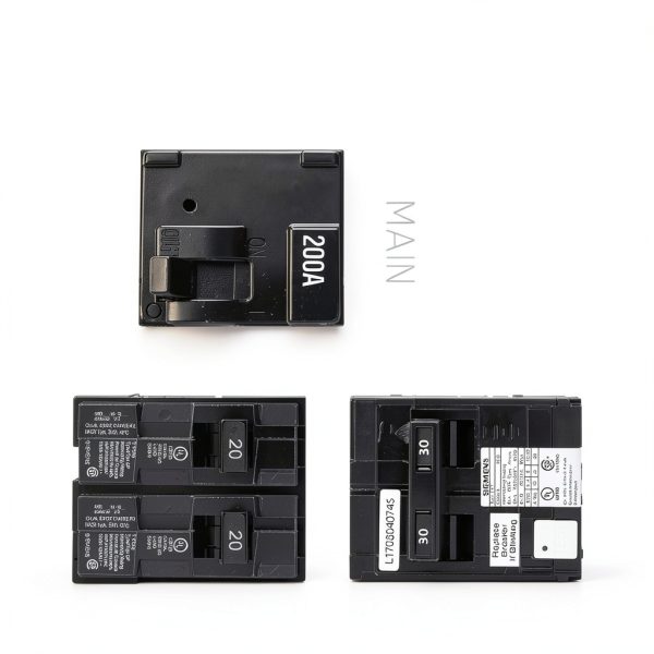 Generator Interlock Kit Compatible with Siemens or Murray 150 or 200 Amp Panels, 7/8-1 1/4" Spacing Between Main and Branch Breakers-2