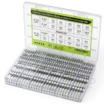 Joinfworld 360Pcs Fast Blow Glass Fuse Kit 5x20mm & 6x30mm 24 Values-0