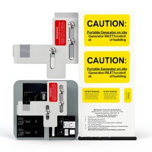 Generator Interlock Kit Compatible with Siemens or Murray 150 or 200 Amp Panels, 7/8-1 1/4" Spacing Between Main and Branch Breakers-0