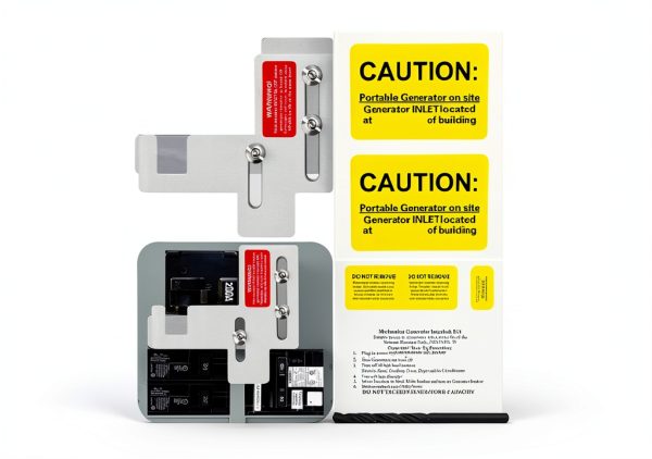 Generator Interlock Kit Compatible with Siemens or Murray 150 or 200 Amp Panels, 7/8-1 1/4" Spacing Between Main and Branch Breakers-0