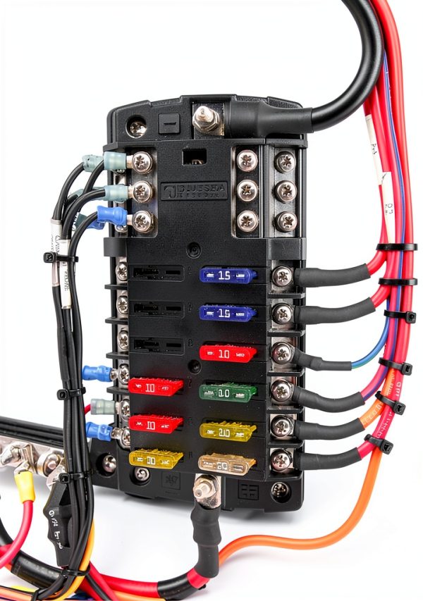 Blue Sea Systems 5026 Blade Fuse Block 12-Circuit Ground and Cover-1